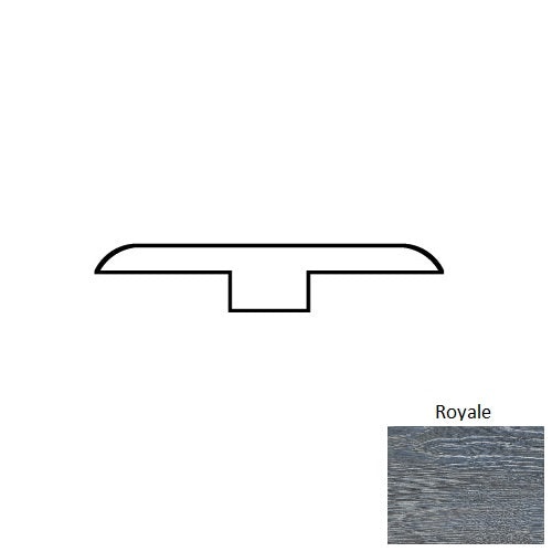 Chateau Royale Luxury Vinyl T Molding 1.75" x 72" Embossed