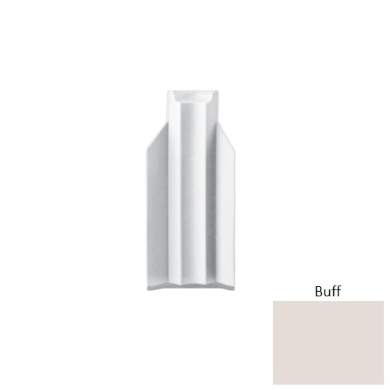 Buff Rubber Moulding and Trim Inside Corner Blocks