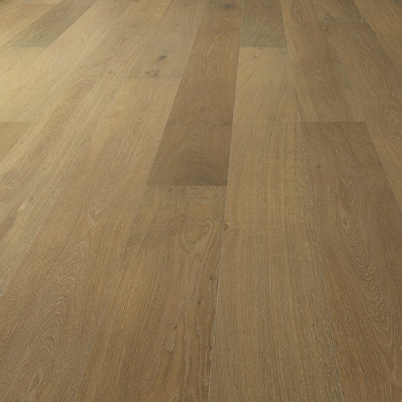 Symphony French White Oak Allegro Engineered Hardwood Flooring - Brushed Matte - 9.5" X Random Lengths