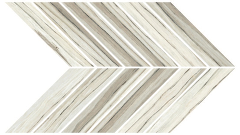Zebrino Classico Porcelain Mosaic - Chevron - Honed