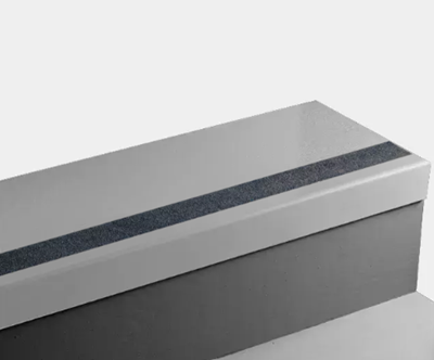 Johnsonite White Fast Lane Rubber Stair Tread