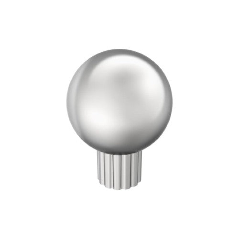 Cowrie Zinc Cabinet Knob - Polished Chrome - 1 1/8" (29 Mm)