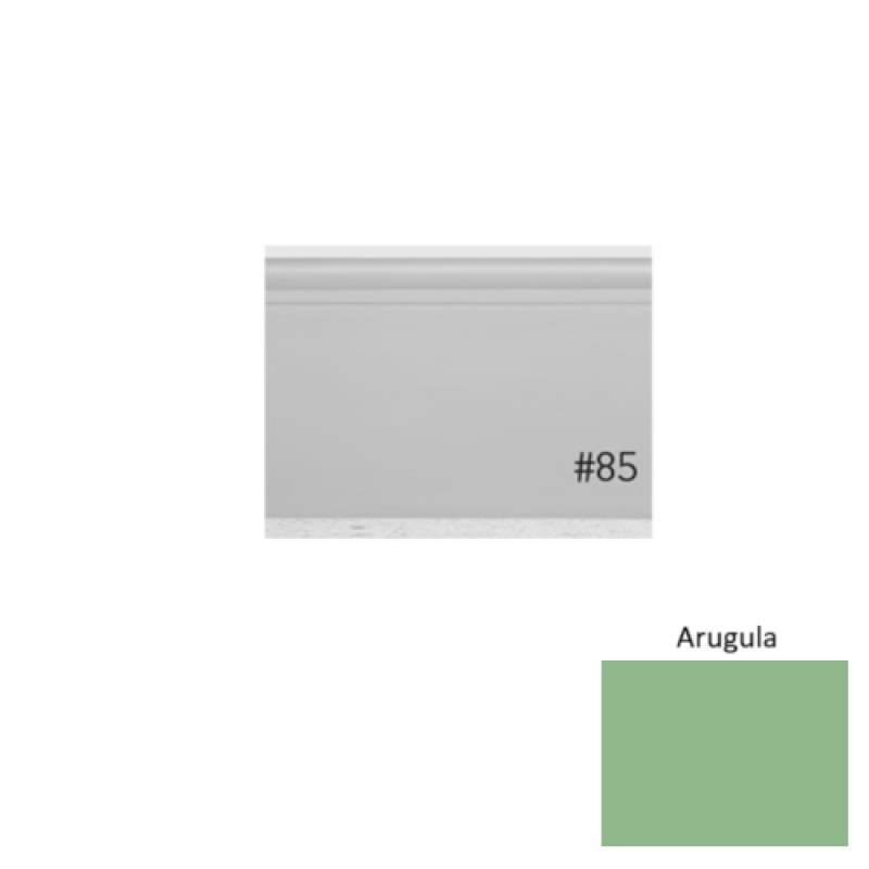 Pinnacle Plus #85 Fashion Arugula Rubber Coil Wall Base - 4 1/4" X 60 Ft