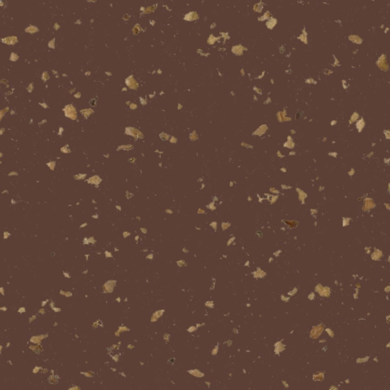 Johnsonite Cinnamon Eco Naturals Corktones Hammered Rubber Tile - 24" x 24"