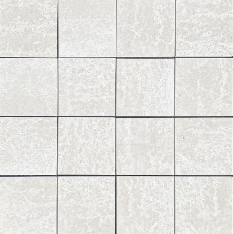 Botticino Fioritto Marble Tile - Honed