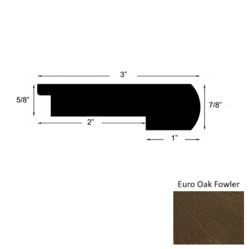 Mill Creek Euro Oak Fowler Round Stair Nose Trim