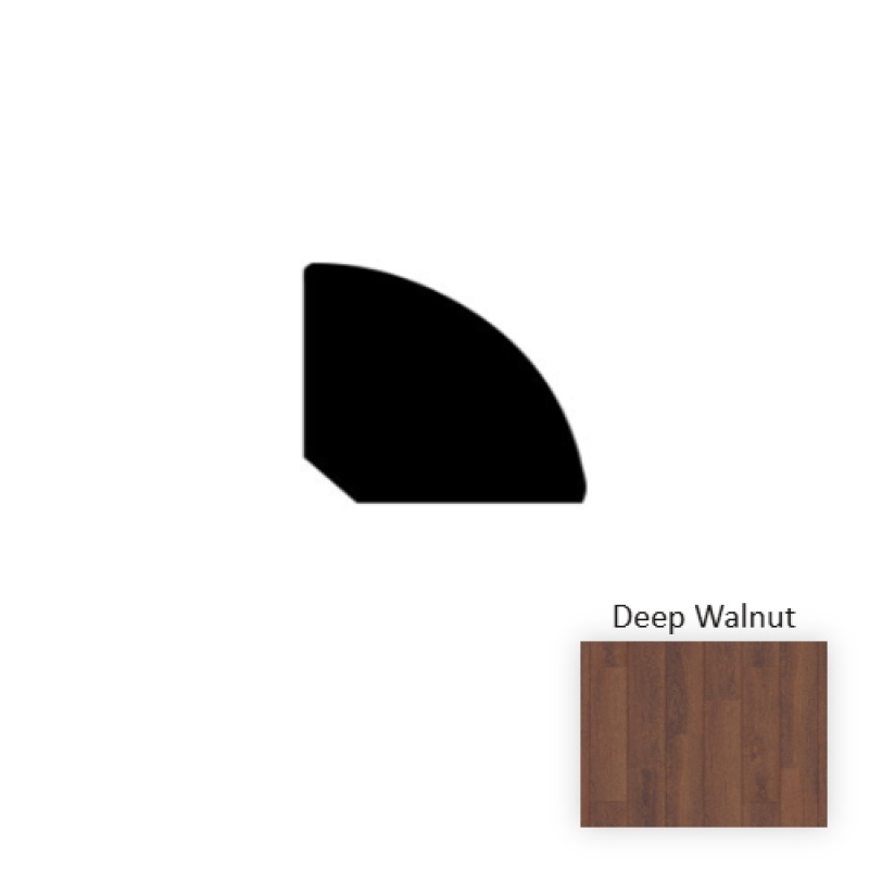 Dark Horizon Oak Deep Walnut Embossed Quarter Round