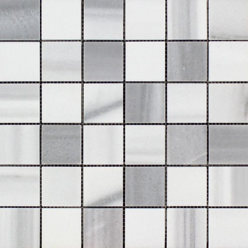 Marmara Striato Marble Mosaic - 2" X 2" - Polished, Per Pack: 20 Enter Quantity In Sheets