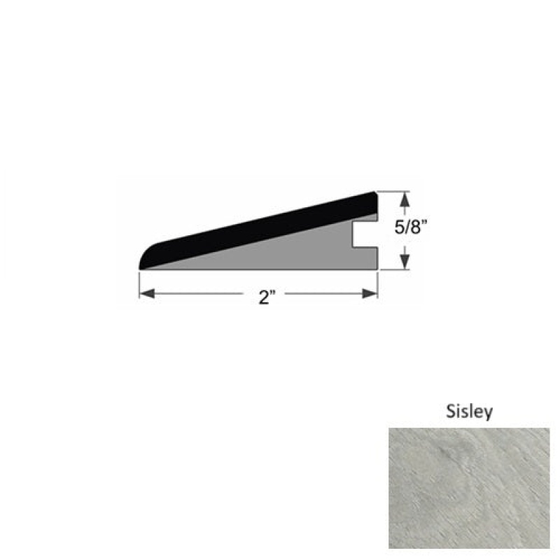 Tableau Sisley Hardwood Moulding / Trim 2" x 86" Ramp Reducer