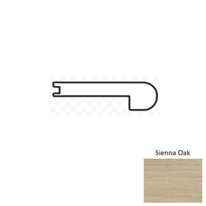 Naturalux Sienna Oak Hardwood Moulding / Trim - 84" Reducer - Aluminum Oxide