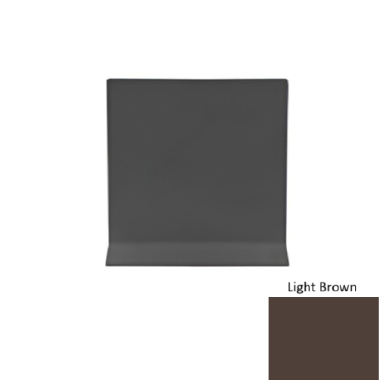 Pinnacle Light Brown Rubber Cove Wall Base
