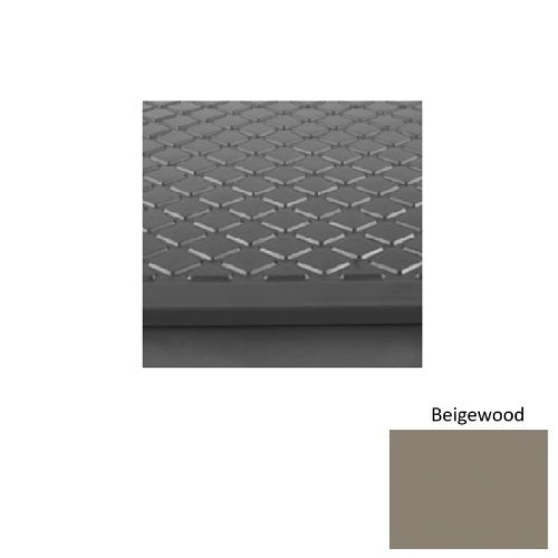 Solid 31 Beigewood Diamond Rubber Stair Tread