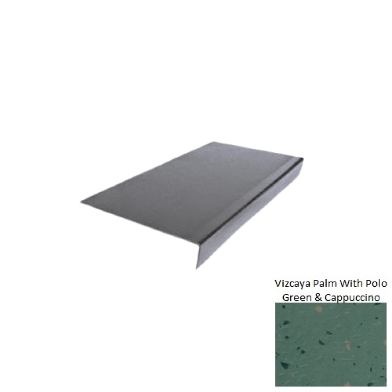Vizcaya Palm Rubber Stair Tread 12 1/2" x 72"
