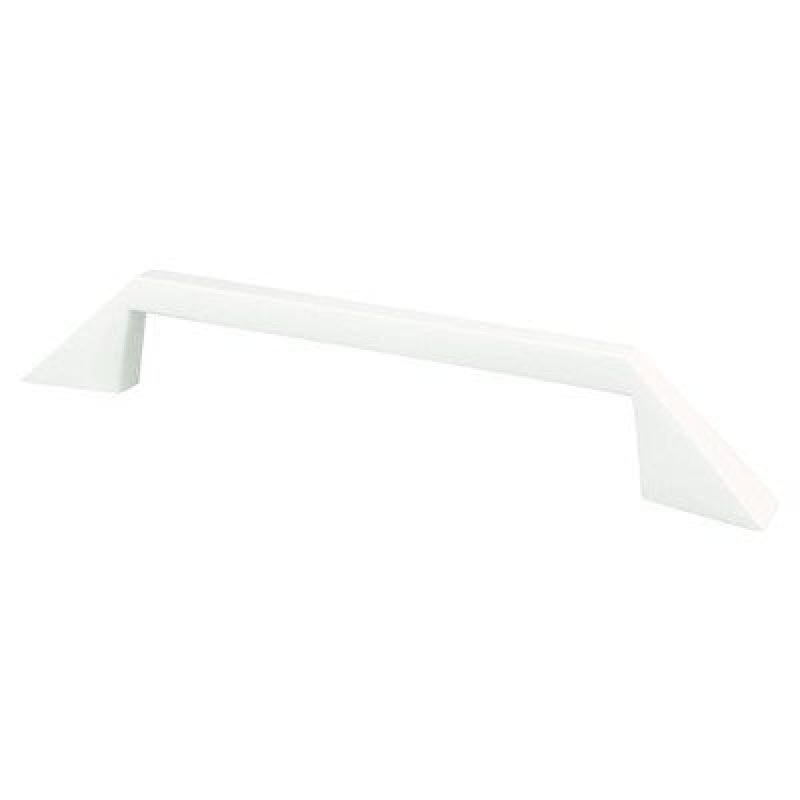 R. Christensen Right Zinc Bar Pull - White