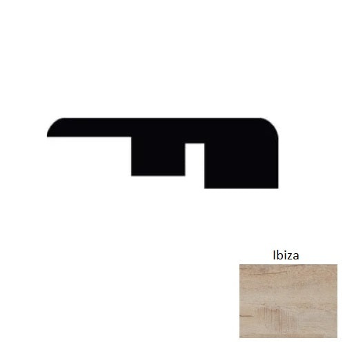 Fortress Ibiza Laminate Wood Moulding / Trim - 94" End Molding - Matte