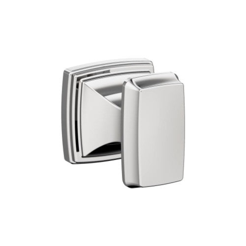 Revitalize Zinc Single Prong Robe Hook - Chrome - 2 5/16" (59 Mm) Length