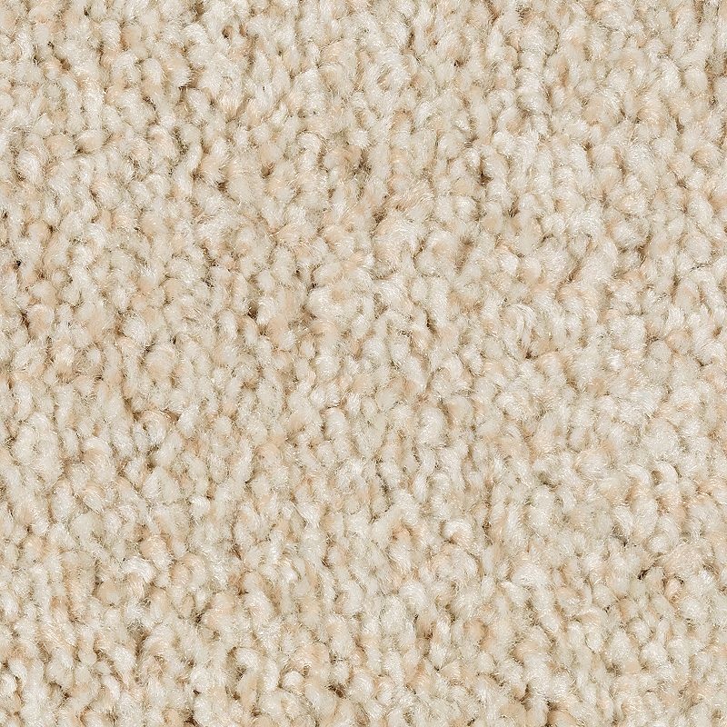Tonal Chic I Enchanting Beige Polyester Carpet
