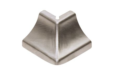 Dilex Hks 135 Degree Outside Corner Metal Tile Edging Trim - Stainless Steel - 1" X 1 1/2"