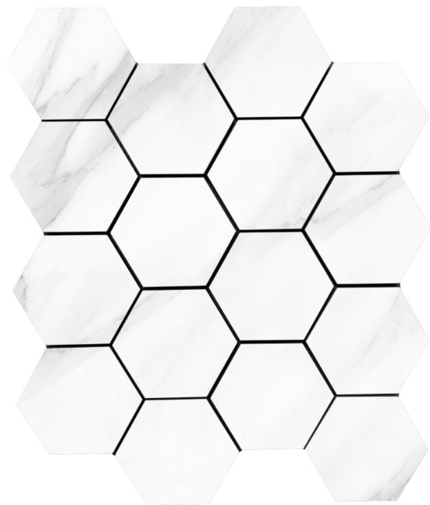 Lucca Volakis Porcelain Mosaic - 3" Hexagon