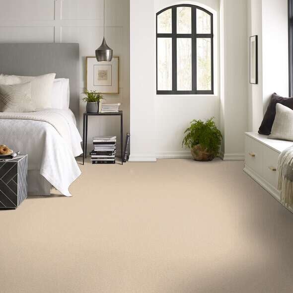 Magic At Last Ii 12 Custard Nylon Carpet - Textured