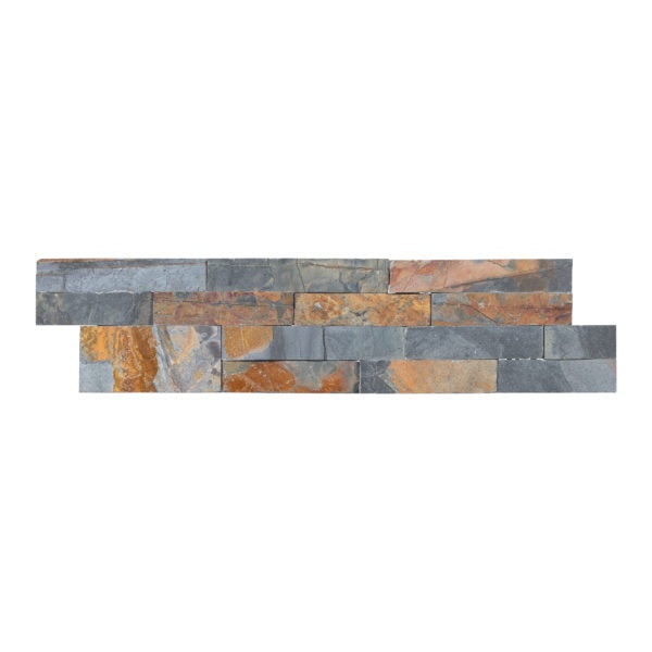 China Multi Color Slate Ledgestone - Dressed - 6" x 24"