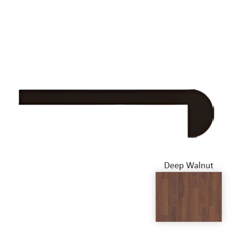 Black Forest Dark Horizon Oak Deep Walnut Flush Stair Nose