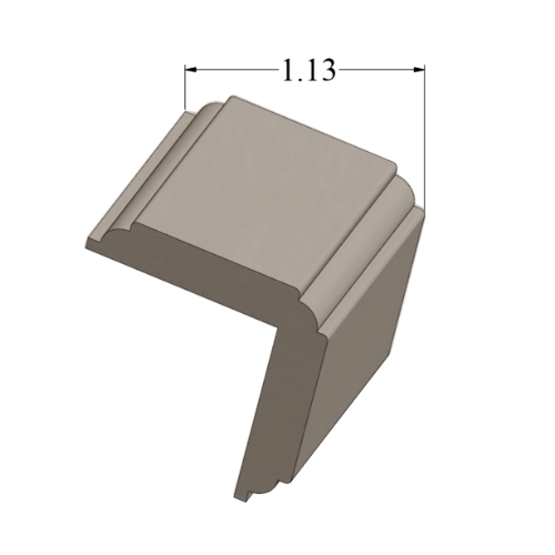 Johnsonite Seaweed Vinyl Millwork Corner Wall Guard
