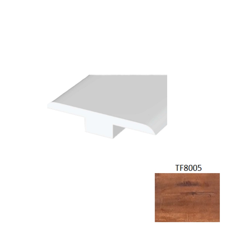 Laminate Wood T Molding Trim 1.78" x 94.49" Matte