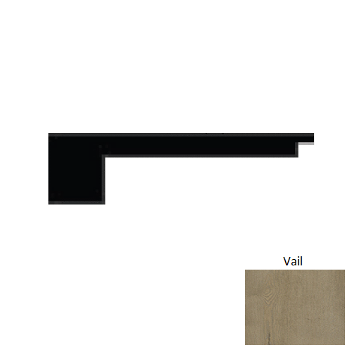 Luxury Vinyl Moulding / Trim - 94.5" Square Flush Stair Nose - Embossed