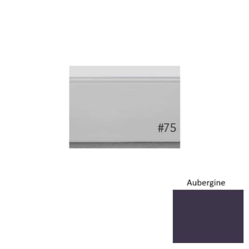 Pinnacle Plus #75 Level Aubergine Rubber Wall Base - 3" X 8 Ft