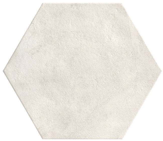 Argos Atelier White Hex Porcelain Tile - Satin - 19" X 22"