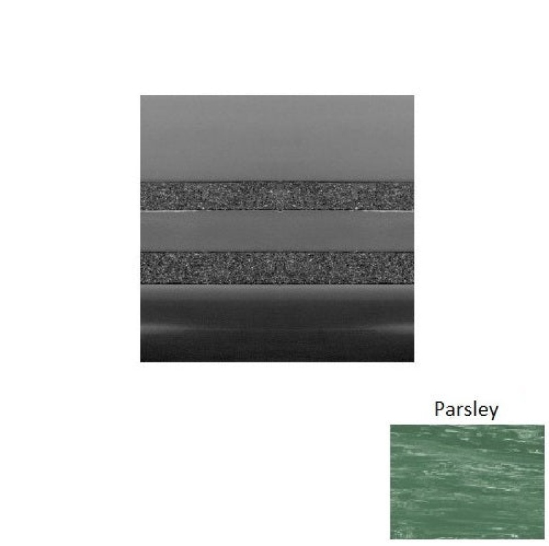 Marbleized 51 Parsley Light Duty With Two 3/4 Inch Strips Rubber (Rd) With Safety Yellow Abrasive Strip Stair Tread - Smooth