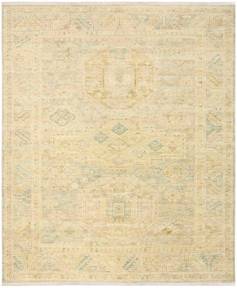Odessa Green Ods08 Wool Traditional Area Rug - 2 Ft X 3 Ft - Green