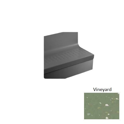 Johnsonite Vineyard Raised Square Rubber Moulding Trim