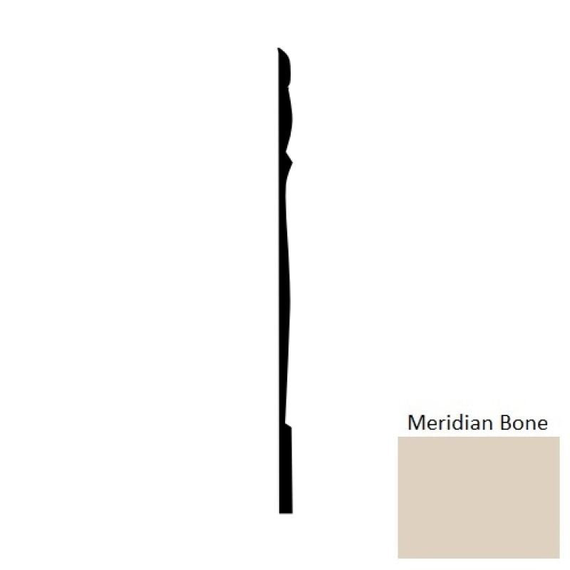 Bone Reflection SC Rubber Wall Base 7 3/4" x 40 Ft x 1/4"