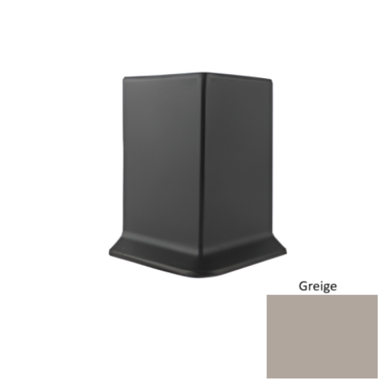 Pinnacle Greige Rubber No Toe Outside Corner
