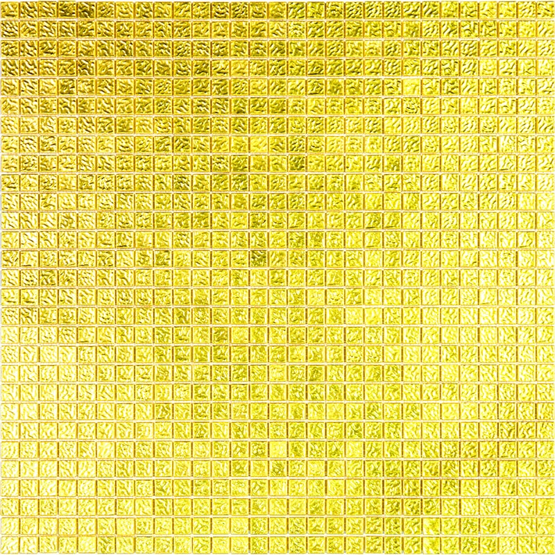 Alma Line Gold Glass Mosaic Tile