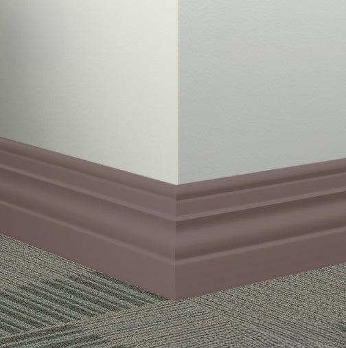 Johnsonite Burgundy Rubber Millwork Contoured Wall Base