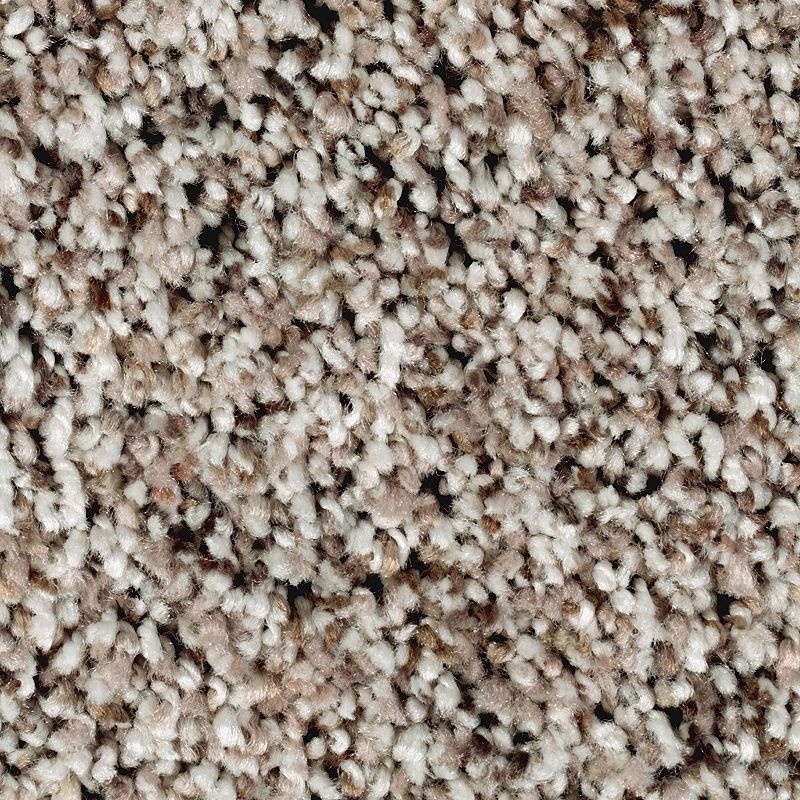 Softly Elegant II Designer White Polyester Carpet - Textured