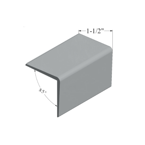 Storm Cloud Vinyl Corner Wall Guard 1 1/2" x 1 1/2" x 96"