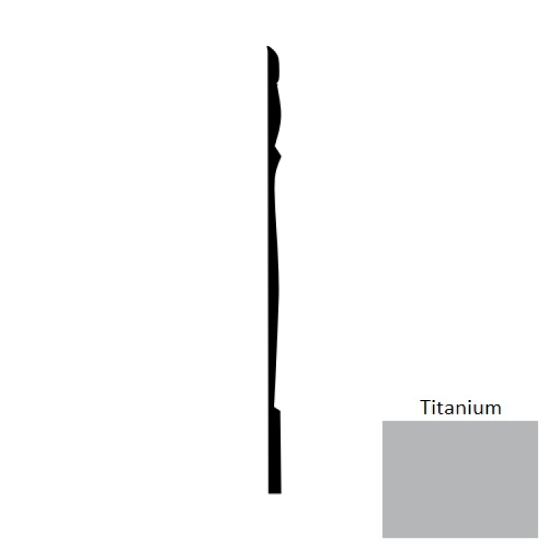 Titanium Reflection Thermoplastic Wall Base