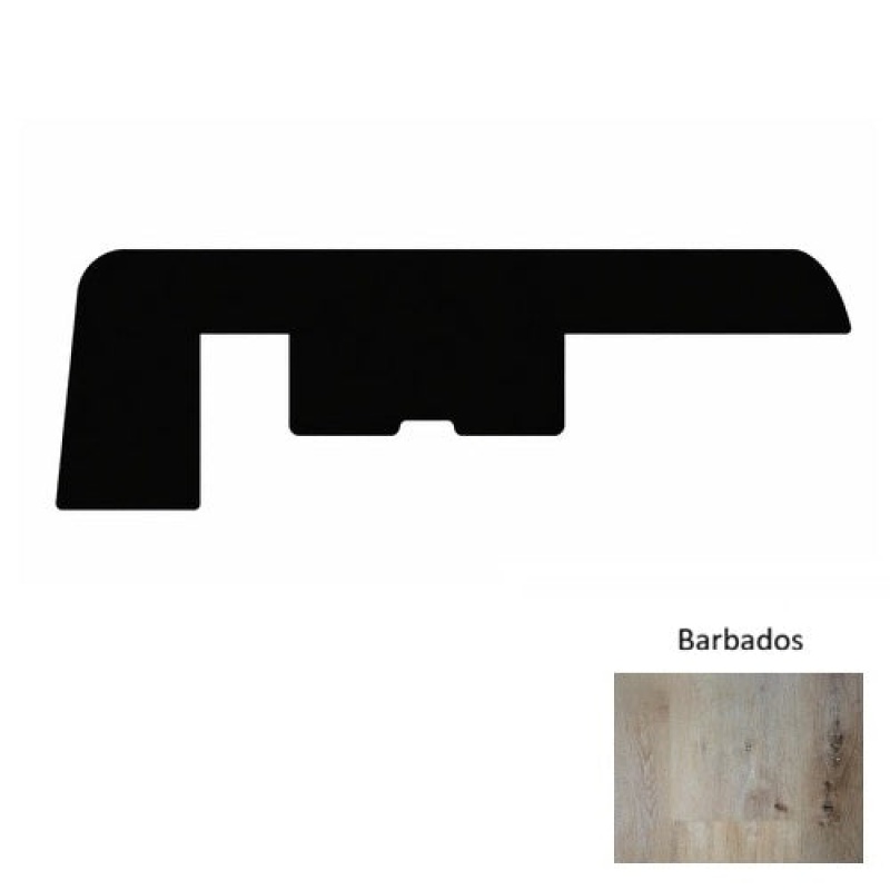 1500 Series Barbados Luxury Vinyl Moulding / Trim - 94" End Cap - Embossed