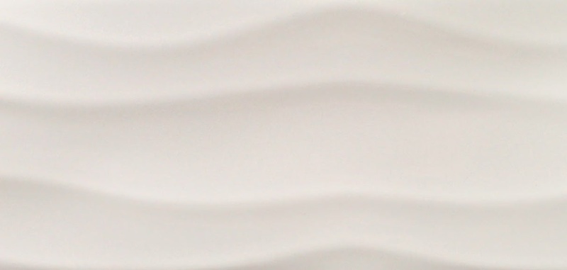 Buteo Cream Surge Deco Ceramic Tile - Glossy - 5" X 16"