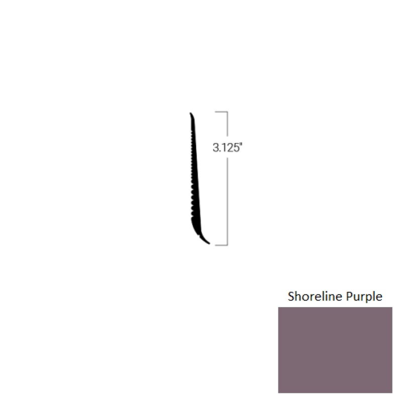 Johnsonite Shoreline Purple Rubber Tightlock Base