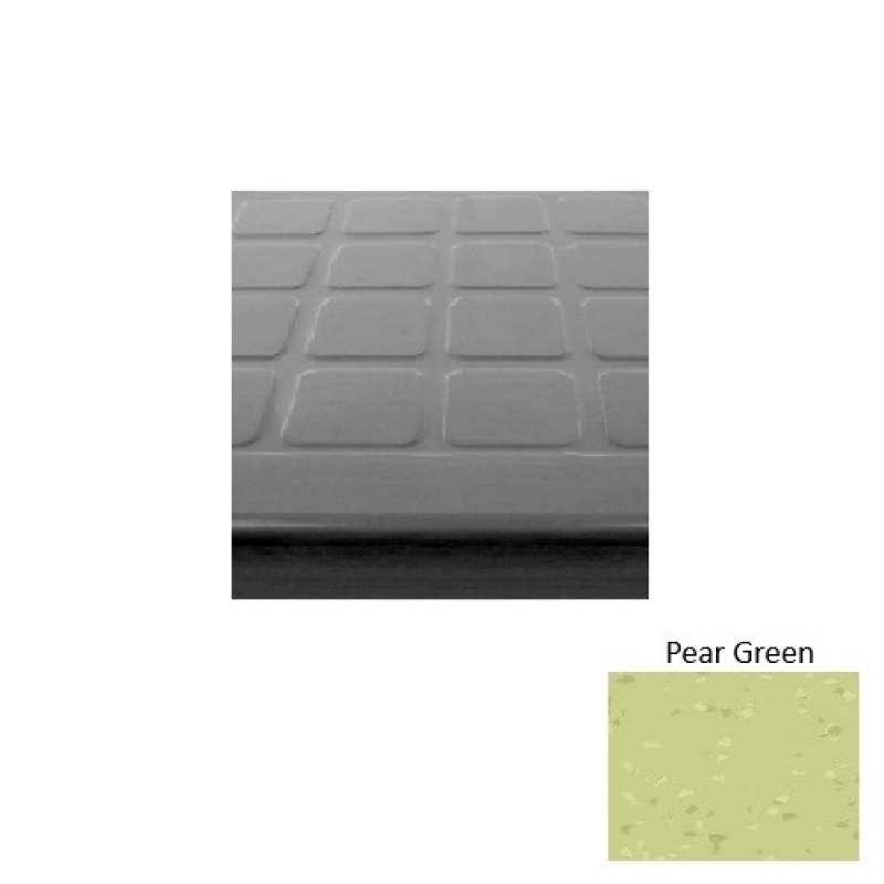 Roppe Symmetry Pear Green Textured Stair Tread