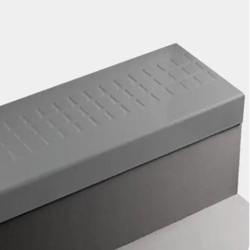 Johnsonite Medium Grey Raised Square Rubber Moulding / Trim