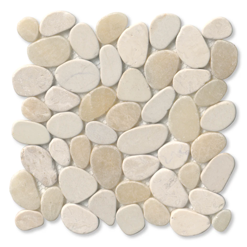 Pebble Citrine Mosaic - Level Pebble - Honed