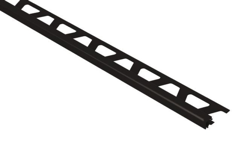Quadec Square Edge Plastic Pvc Tile Edging Trim - Black