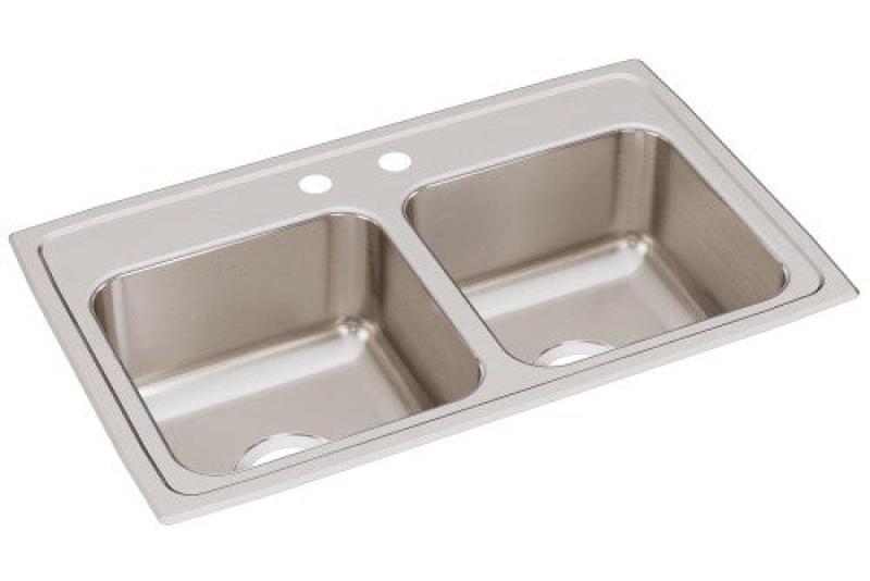 Lr29182 Lustertone Classic Double Bowl Kitchen Sink