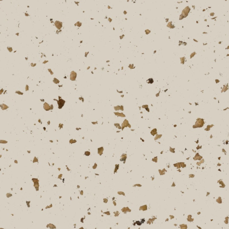 Johnsonite Grey Haze Eco Naturals Corktones Rubber Tile - Hammered - 24" X 24"